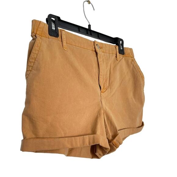 Old Navy Hi Waisted OGC Sunflower Gold Chino Shorts 3.5" inseam SZ Medium - GUC - Picture 2 of 9